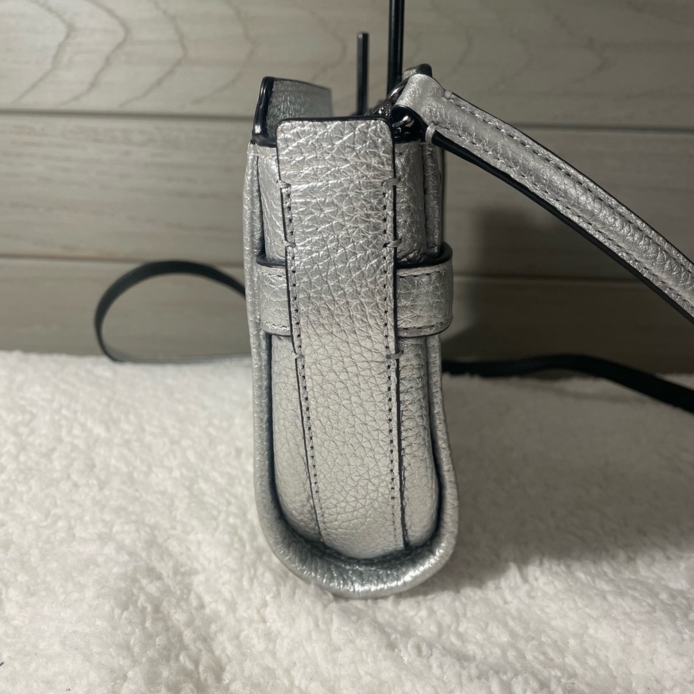 Coach Swagger crossbody in metallic silver - Picture 7 of 8